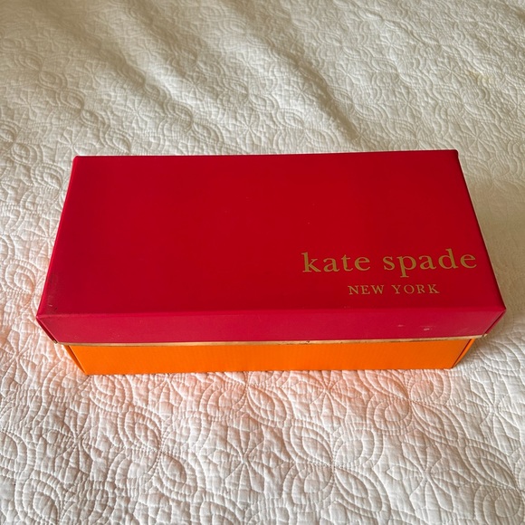 kate spade cork neon orange flats gently used - Picture 4 of 5